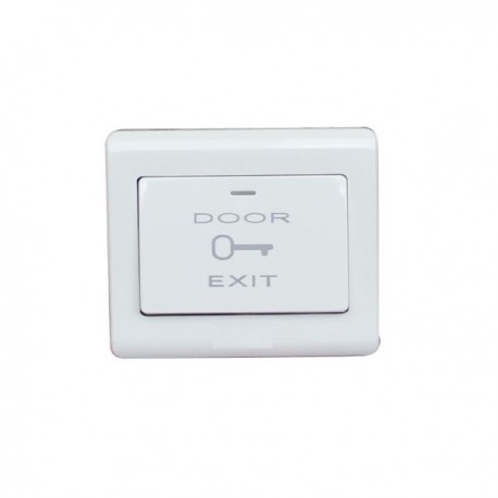 BOTON DE SALIDA ANVIZ AN-ACCK1 EXIT DOOR ALAMBRICO BLANCO