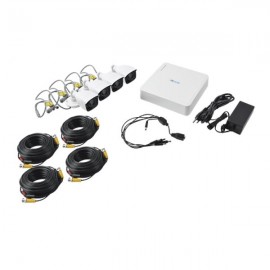 KIT DE VIDEOVIGILANCIA HILOOK KIT7204BP NEGRO COLOR BLANCO