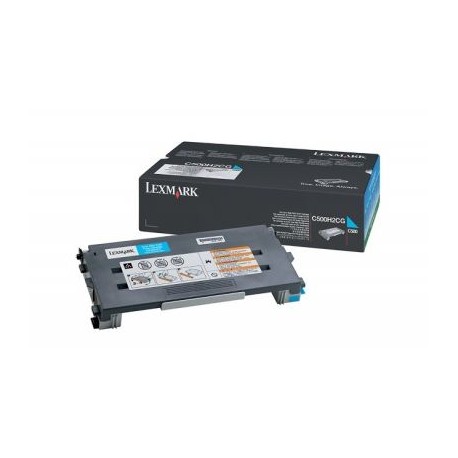 CARTUCHO TONER LEXMARK ALTA CAPACIDAD C500 CYAN C500H2CG