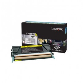 TONER LEXMARK AMARILLO C748 ALTO RENDIMIENTO PROGRA C748H1YG