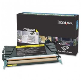 TONER LEXMARK PROGRAMA RETORNO AMARILLO C746 C746A1YG