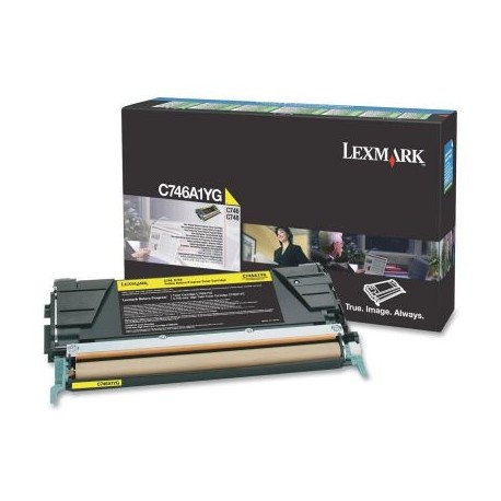 TONER LEXMARK PROGRAMA RETORNO AMARILLO C746 C746A1YG