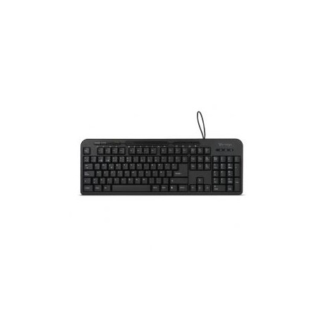 TECLADO VORAGO KB-204 MULTIMEDIA USB NEGRO