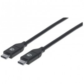 CABLE USB MANHATTAN TIPO C MACHO-MACHO 2.0M ALTA VELOCIDAD 355247