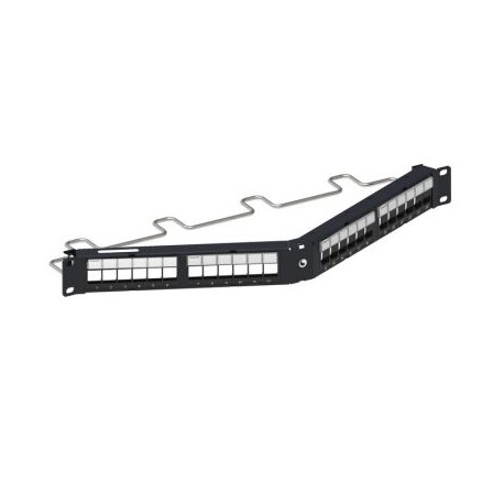 PATCH PANEL ANGULADO COMMSCOPE MODULAR 760237042 24P - SL 1UR, UTP