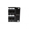 PANEL DE PARCHEO NEXXT 48 PUERTOS RJ-45 19" CAT5E NEGRO AW190NXT11