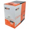 BOBINA DE CABLE UTP CAT6 INTERIOR 305M 4PAR TRENZADO GRIS PCGUCC6LZGR