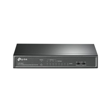 SWITCH POE TP LINK DE 8 PUERTOS 10/100 MBPS/POE 4 PUERTOS/TL-SF1008LP