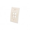 PLACA DE PARED 3M VOL-0714 4 PUERTOS BLANCO