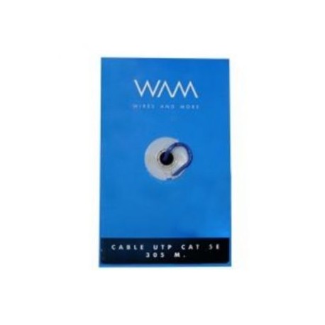 CABLE WAMÿ CAT5E-AZUL (METROS)