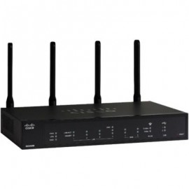 ROUTER CISCO RV340W 10/100/1000 MBPS 2.4 GHZ / 5 GHZ EXTERNO 4 NEGRO