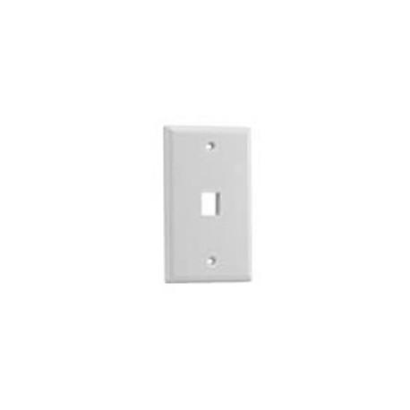 FACE PLATE BELDEN 1 PUERTOS BLANCO TIPO KEYSTONE AX102660