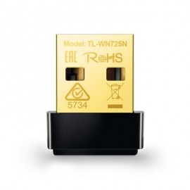 ADAPTADOR DE RED USB NANO TPLINK N150 MBPS BT QSS TL-WN725N