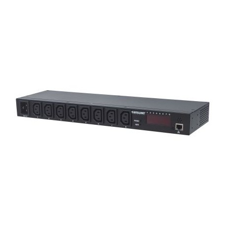 MULTICONTACTO INTELLINET BARRA PDU 8 CONTACTOS 19" 1U 163682