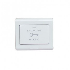 BOTON DE SALIDA ANVIZ AN-ACCK1 EXIT DOOR ALAMBRICO BLANCO