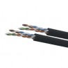 BOBINA UTP WAM CAT. 5e OUTDOOR SN GEL 4 PARES 24 AWG PVC N 100% COBRE