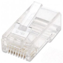 PLUG RJ-45 CAT 6 BOTE  C/ 100 PZASINTELLINET 502344