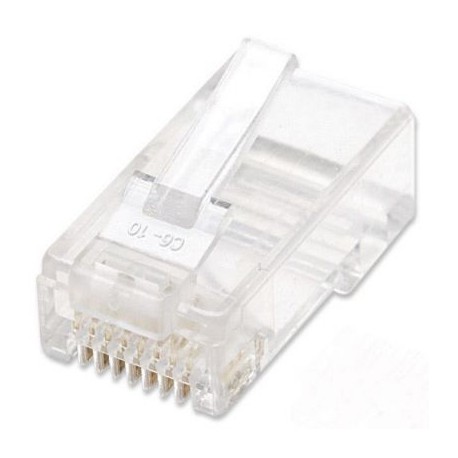 PLUG RJ-45 CAT 6 BOTE  C/ 100 PZASINTELLINET 502344