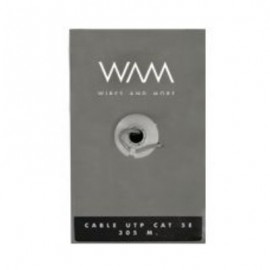 BOBINA CABLE WAM CAT E5 GRIS 305 MTS