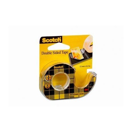 CINTA 3M DOBLE CAPA SCOTCH 012X6.3 MTS C/DESPACHADOR