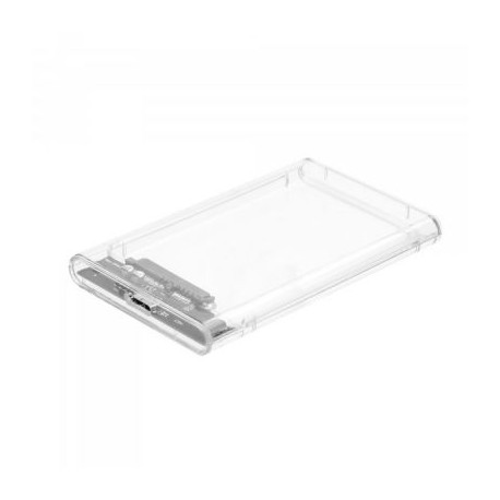 ENCLOSURE DISCO DURO GETTTECH 2.5" TRANSPARENTE GCE-U325-01