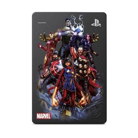 DISCO DURO EXTERNO SEAGATE STGD2000104 2TB USB 3.0 PS4 MARVEL AVENGERS