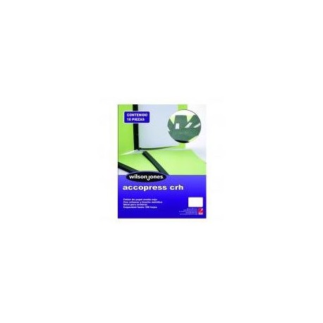 CARPETA ACCO PRESS MC PAPEL CARTA COLOR CAOBA C/10 PZAS